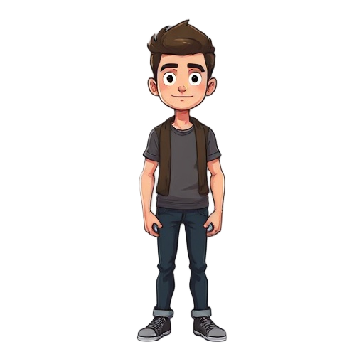a man