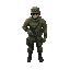 a topdown survial game npc soldier
