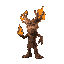treeman on fire