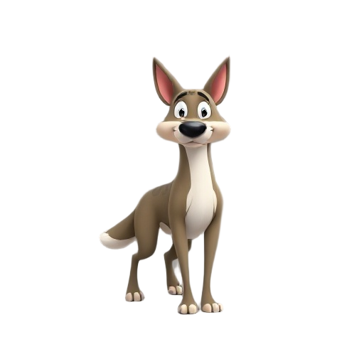 perro caminando