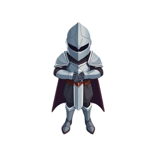 bird's eye view of knight
