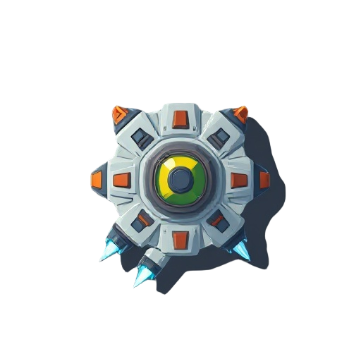 spaceship top view 