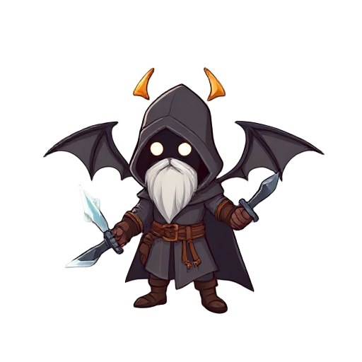 crie para mim um aventureiro com duas espadas que pegam fogo a roupa do aventureiro é igual de um sacerdote