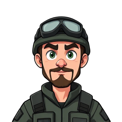 a crazy soldier programmer computer 