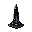 a menacing black obsidian obelisk