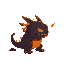 lava enemy creature looking at right