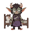 goblin sleep at bed