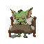 goblin sleep at bed