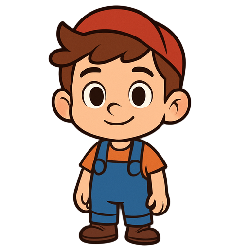 game charcter kid full body