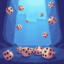 make me a background for a menu screen of a game. the game will be farkle. this is a dice game