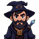 dark wizard male