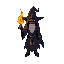 dark wizard with fire power