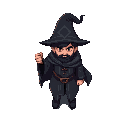 young dark wizard male