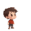 a child looking to the right.
