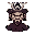 pixelated samurai warrior