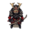 crie um samurai de corpro inteiro