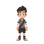 create a character that got caught in storm and survived