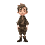 create character with an old clothes