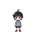 a child character like omori but colored