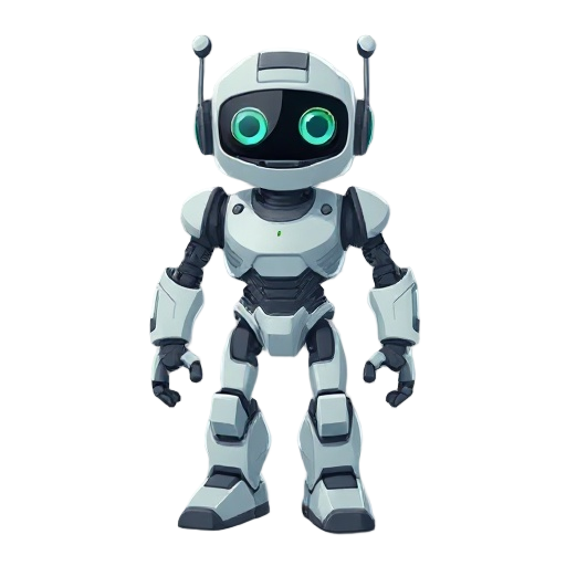 a kid-friendly looking robot
