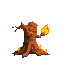 fire tree man dying.