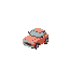 pixar style low poly stylized car