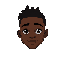 young black man with braids haircut 