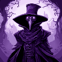 purple plague doctor