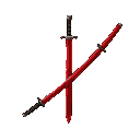  red katana sword