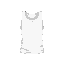 a basic white tank top. maple story art style.