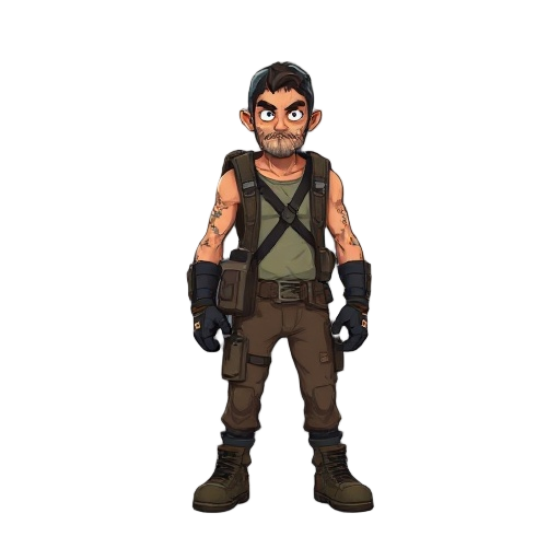 the post-apocalyptic bum 