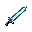 minecraft short diamond sword