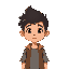game charcter kid full body