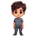 game charcter kid full body