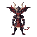 a demon samurai