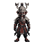 a masked chinese ancient warrior